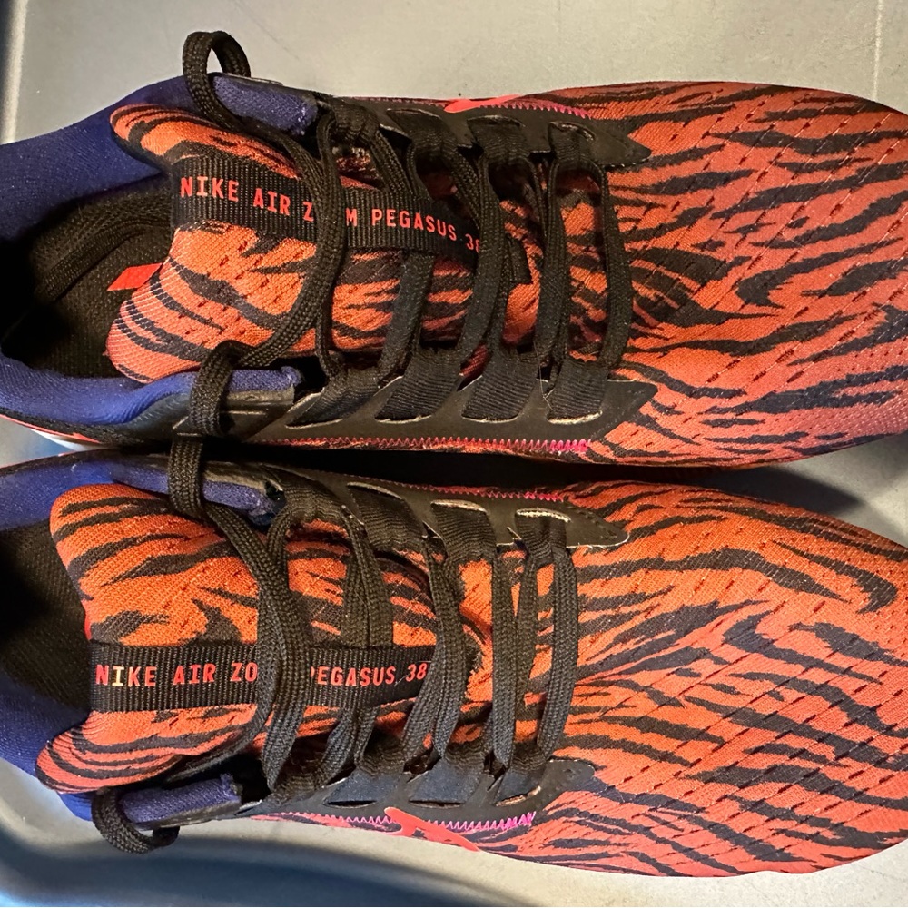 Nike Air Zoom Pegasus 38 Orange and Black Shoes